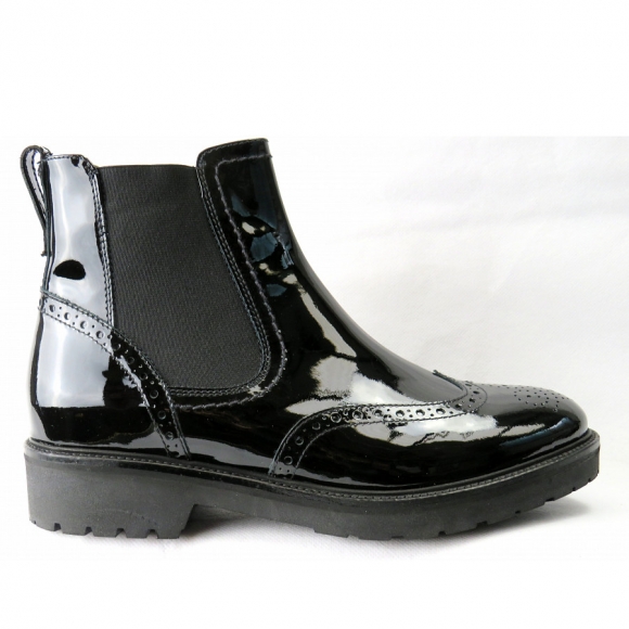 Nero Giardini Vernice (Lack) schwarz Chelsea Boot in schwarz