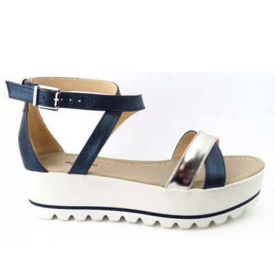 Nero Giardini Brill./Argento ocean/silb Sandale in blau/silber Nero Giardini Brill./Argento ocean/silb Sandale in blau/silber