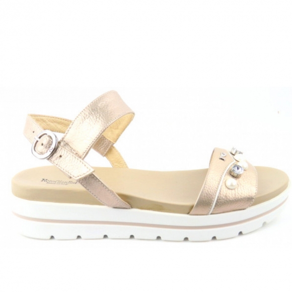 Nero Giardini Met. bronce Sandale in metallic beige
