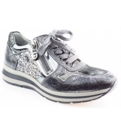 Nero Giardini Crack 32 antracit Sneaker in grau Met.