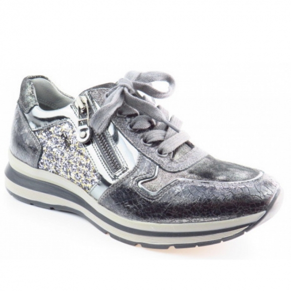 Nero Giardini Crack 32 antracit Sneaker in grau Met.