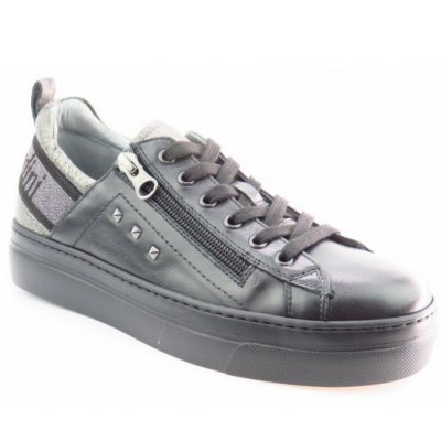 Nero Giardini Reißverschluss Sneaker in schwarz