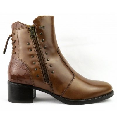 Nero Giardini Manolete cuoio Stiefelette in cocco cuoio Nero Giardini Manolete cuoio Stiefelette in cocco cuoio