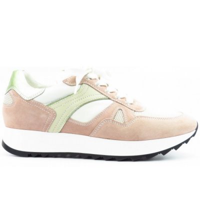 Nero Giardini Velour rose/weiss Sneaker in rosa/weiss