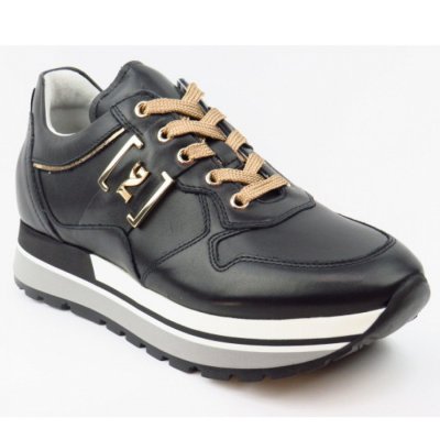 Nero Giardini Guanto nero Sneaker in schwarz gold