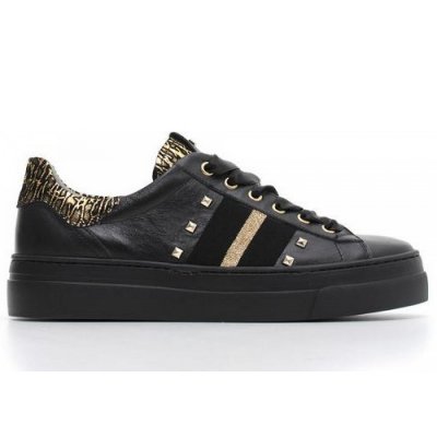 Nero Giardini Guanto Nero Sneaker in schwarz/gold