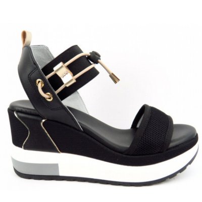 Nero Giardini Tamigi nero Sandale in schwarz