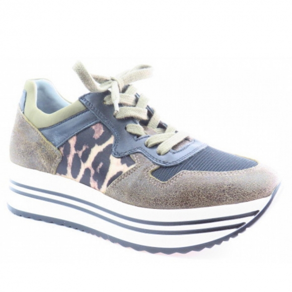 Nero Giardini sebring militare 694 Sneaker in militare