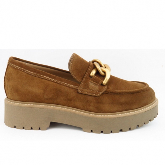 Nero Giardini Velour malto Kette gold Slipper in malto (braun)