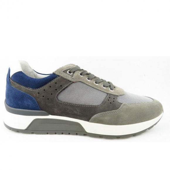 Nero Giardini grau/blau kombi. Sneaker in grau/blau kombi.