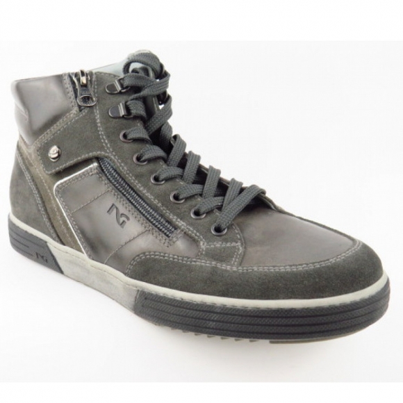 Nero Giardini Nubuk/Nappa anth. Sneaker high in antracite