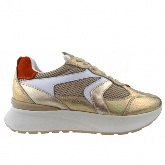 Nero Giardini ivory beige Metallic Sneaker low in ivory beige Metallic