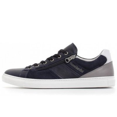 Nero Giardini blau kombi. Reißvers. Sneaker in blau kombi.