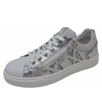 Nero Giardini Sneaker in bianco luxury silver