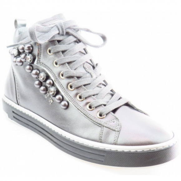 Nero Giardini Flash Piombo anth. Sneaker high in anth.