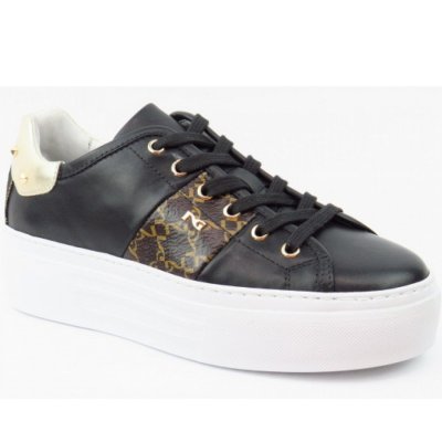 Nero Giardini Guanto testa di moro Sneaker in nero testa di moro gold