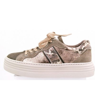 Nero Giardini militare fango Sneaker in militare fango