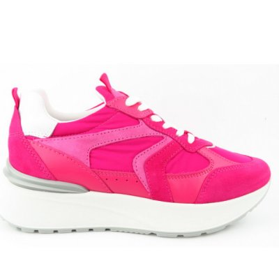 Nero Giardini Velour fuxia Sneaker low in fuxia