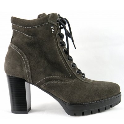 Nero Giardini Velour Carbone Stiefelette in grau