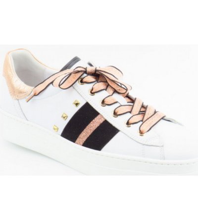 Nero Giardini weiss schwarz rose Met. Sneaker low in weiss schwarz rose Met.