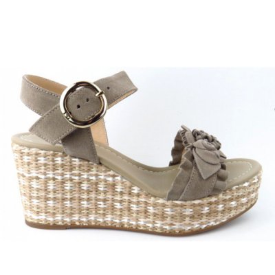 Nero Giardini Velour Creta Sandale Sandale in grau