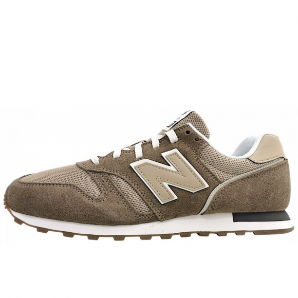 New Balance Moyen sportlicher Schnürer in Timber wolf