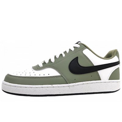 Nike Court Vision Low Sneaker in oliv/white/black 104 Nike Court Vision Low Sneaker in oliv/white/black 104