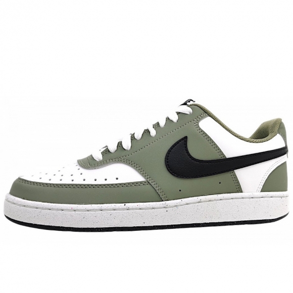 Nike Court Vision Low Sneaker in oliv/white/black 104