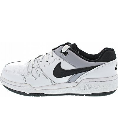 Nike Full Force Sneaker in wht-blk-pewter Nike Full Force Sneaker in wht-blk-pewter