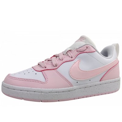Nike Court Borough Low Recraft Sneaker in 105 weiß/rose