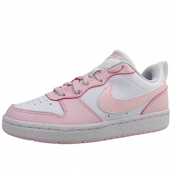 Nike Court Borough Low Recraft Sneaker in 105 weiß/rose