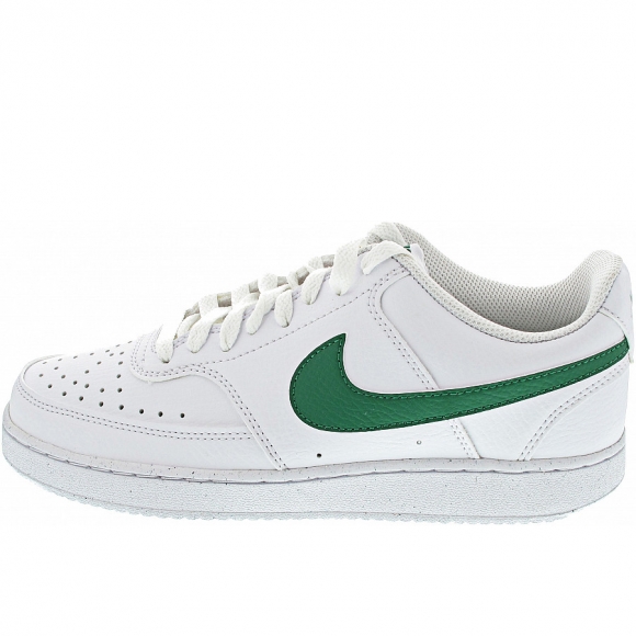 Nike Court Vision Low Next Nat Sneaker in white-malachite-white