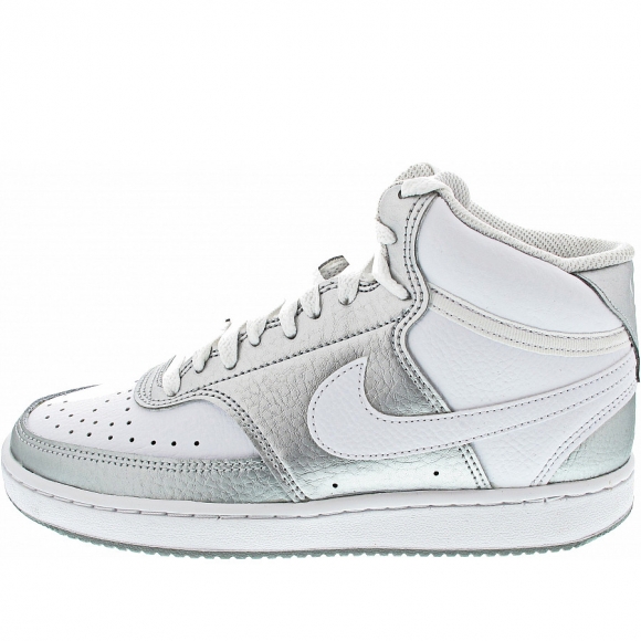 Nike Court Vision Mid Sneaker high in wht-metallic silver wht