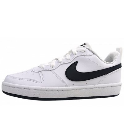 Nike Court Borough Low Recraft sportlicher Schnürer in 104 white/black