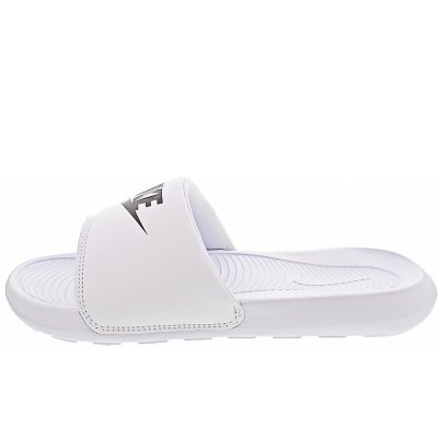 Nike W Victori One Slide Pantolette in white-black-white Nike W Victori One Slide Pantolette in white-black-white
