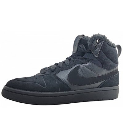 Nike Court Borough Mid Stiefel in Black 001