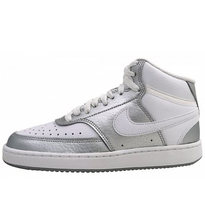 Nike Court Vision MID Stiefel in 108 white silver Nike Court Vision MID Stiefel in 108 white silver