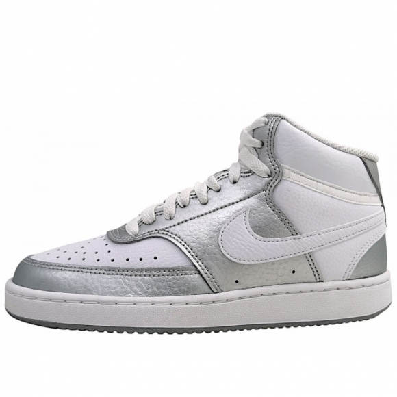 Nike Court Vision MID Stiefel in 108 white silver Nike Court Vision MID Stiefel in 108 white silver