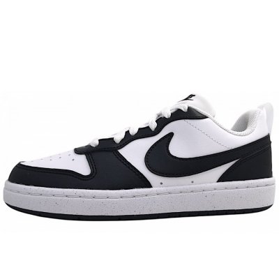 Nike Court Borough Low sportlicher Schnürer in white/black 131 Nike Court Borough Low sportlicher Schnürer in white/black 131