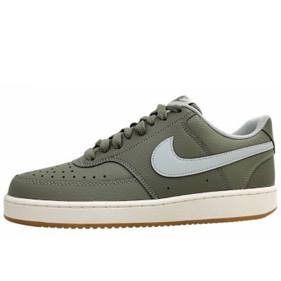 Nike Court Vision Low sportlicher Schnürer in light army/light silver 3