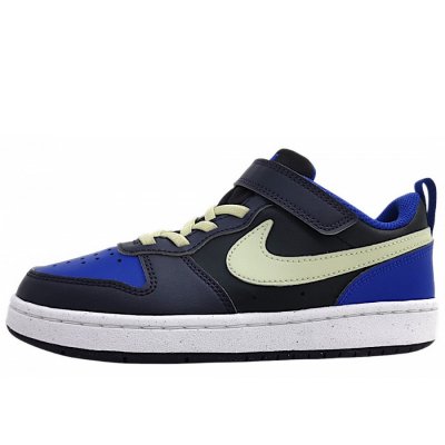 Nike Court Borough Klettschuh in Blau 011 Nike Court Borough Klettschuh in Blau 011