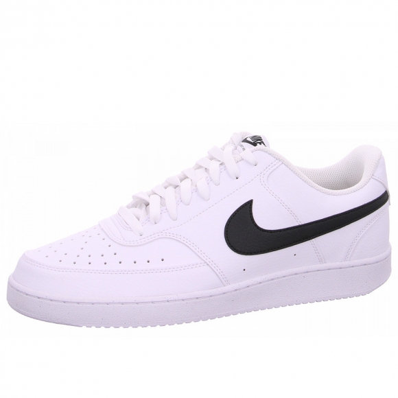 Nike Court Vision Low Sneaker in 101 white black