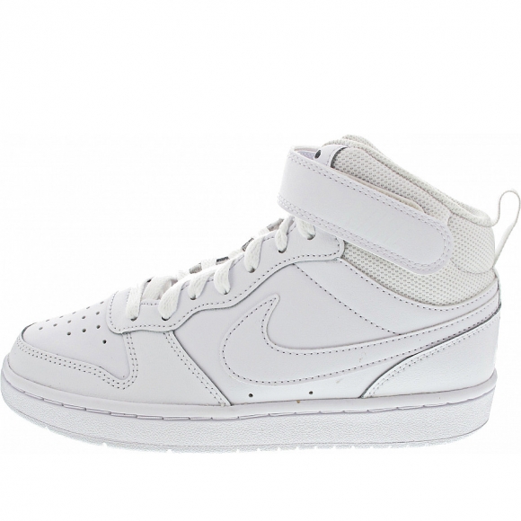 Nike Court Borough Mid 2 Sneaker high in white-white-white