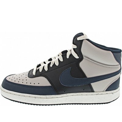Nike Court Vision Mid Next Nat Sneaker high in lt iron ore-armory navy