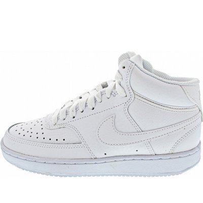 Nike Court Vision Mid Sneaker high in white-white-white