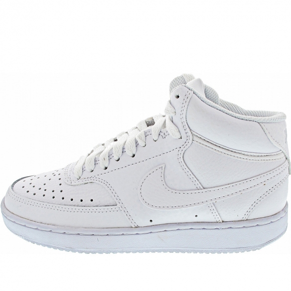 Nike Court Vision Mid Sneaker high in white-white-white