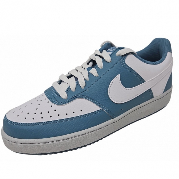 Nike Court Vision Low Sneaker in white smokey blue