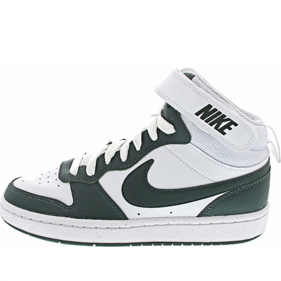 Nike Court Borough Mid 2 Sneaker high in wht-vintage green