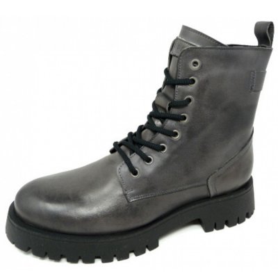 Online Shoes Schnürstiefel in grau Online Shoes Schnürstiefel in grau