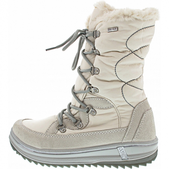 Orion Boots in bianco-bianco